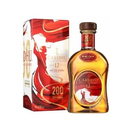 Cardhu Whisky 12 years Single Malt Scotch 200th Anniversary Limited Edition 0,7l DD.