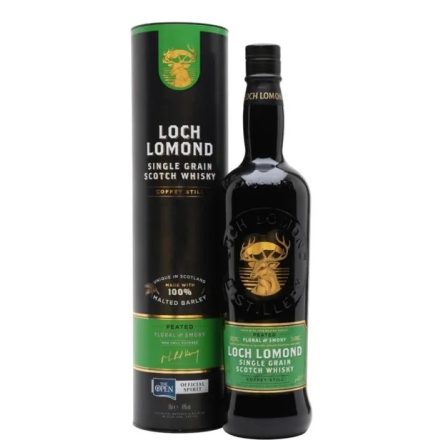 Loch Lomond Whisky Single Grain Peated Coffey Still Scotch 0,7l DD.