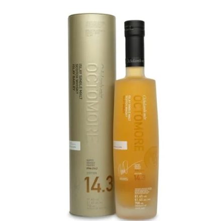 Bruichladdich Whisky Octomore 14.3 Ochdamh-mór Islay Single Malt Scotch 0,7l DD.