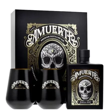 Amuerte Gin Black Coca Premium Distilled 0,7l DD.