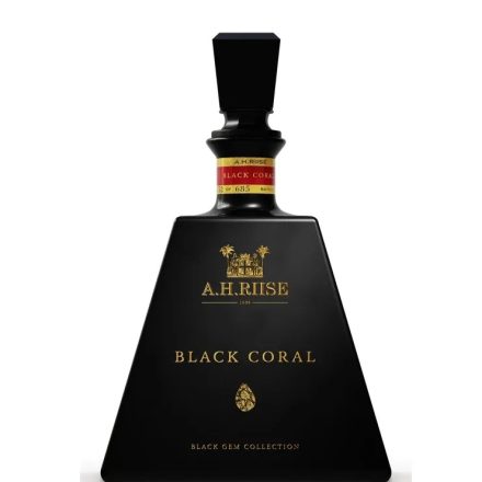 A.H. Riise Rum Black Gem Collection Black Coral 0,7l DD.