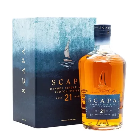 Scapa Whisky 21 years Orkney Single Malt Scotch 0,7l DD.