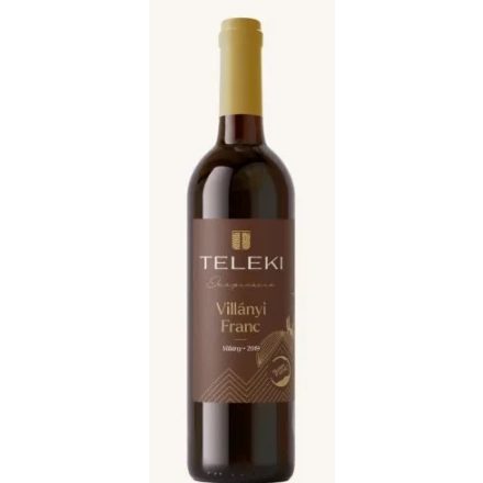 Teleki Inspiráció Villányi Franc 2021. 0,75l száraz vörösbor
