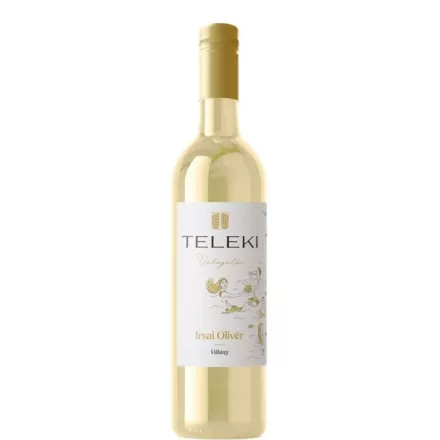 Teleki Válogatás Villányi Irsai Olivér 2025. 0,75l száraz fehérbor
