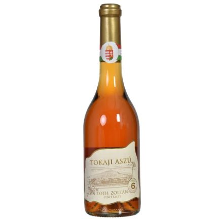 Tóth Zoltán Tokaji Aszú 6 Puttonyos 2017. 0,5l fehérbor