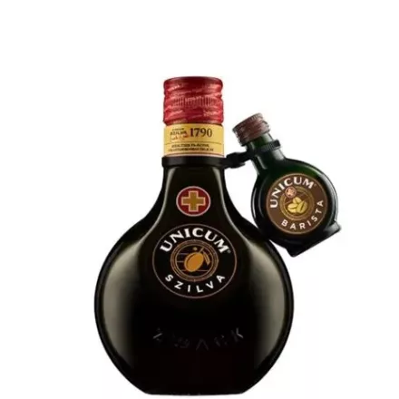 Unicum Keserű Szilva 0,5l + Unicum Keserű Barista 0,04l